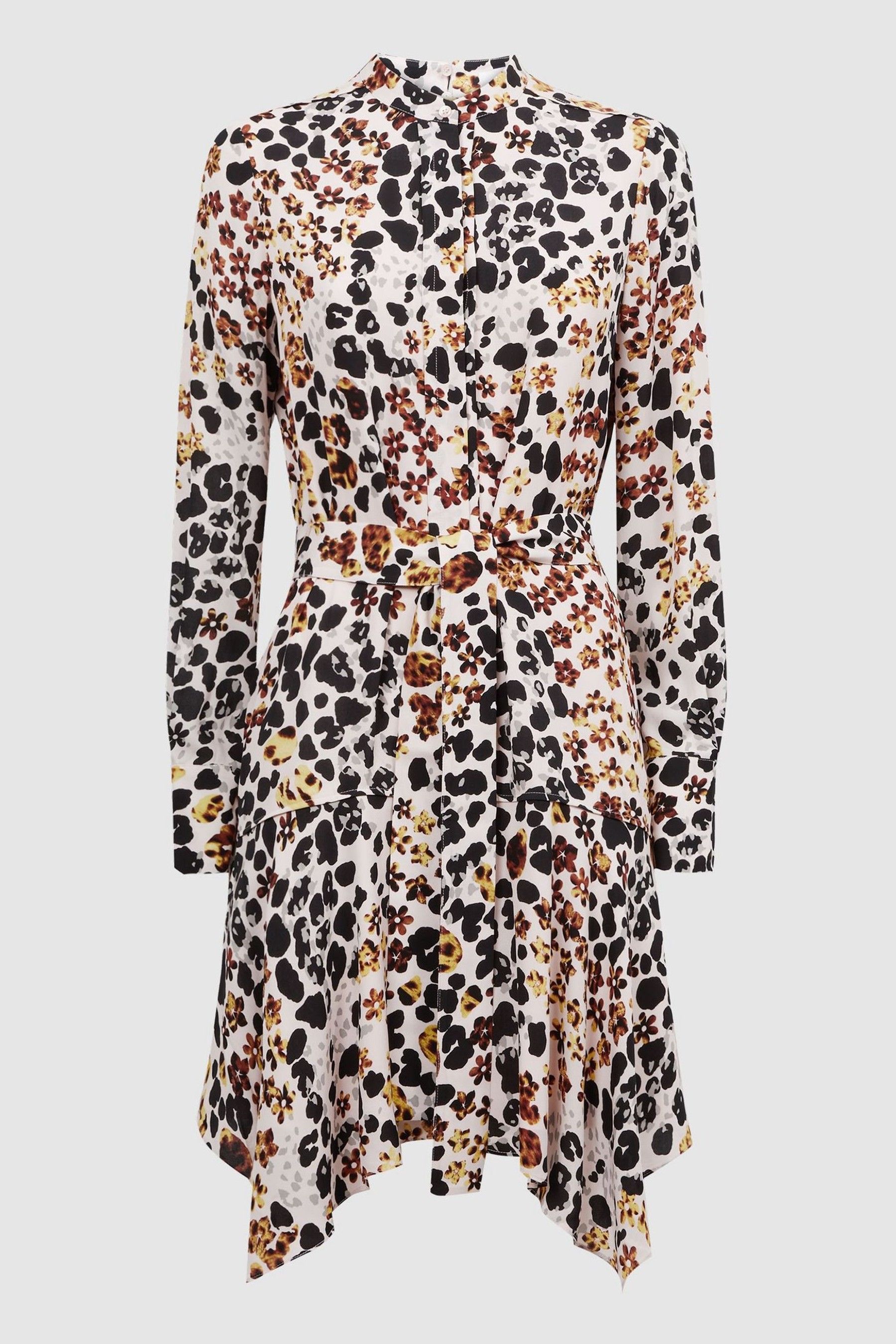 Reiss leopard print dress cheap