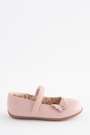 Pink Wide Fit (G) Butterfly Mary Jane Shoes - Image 2 of 6