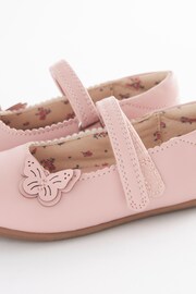 Pink Wide Fit (G) Butterfly Mary Jane Shoes - Image 3 of 6