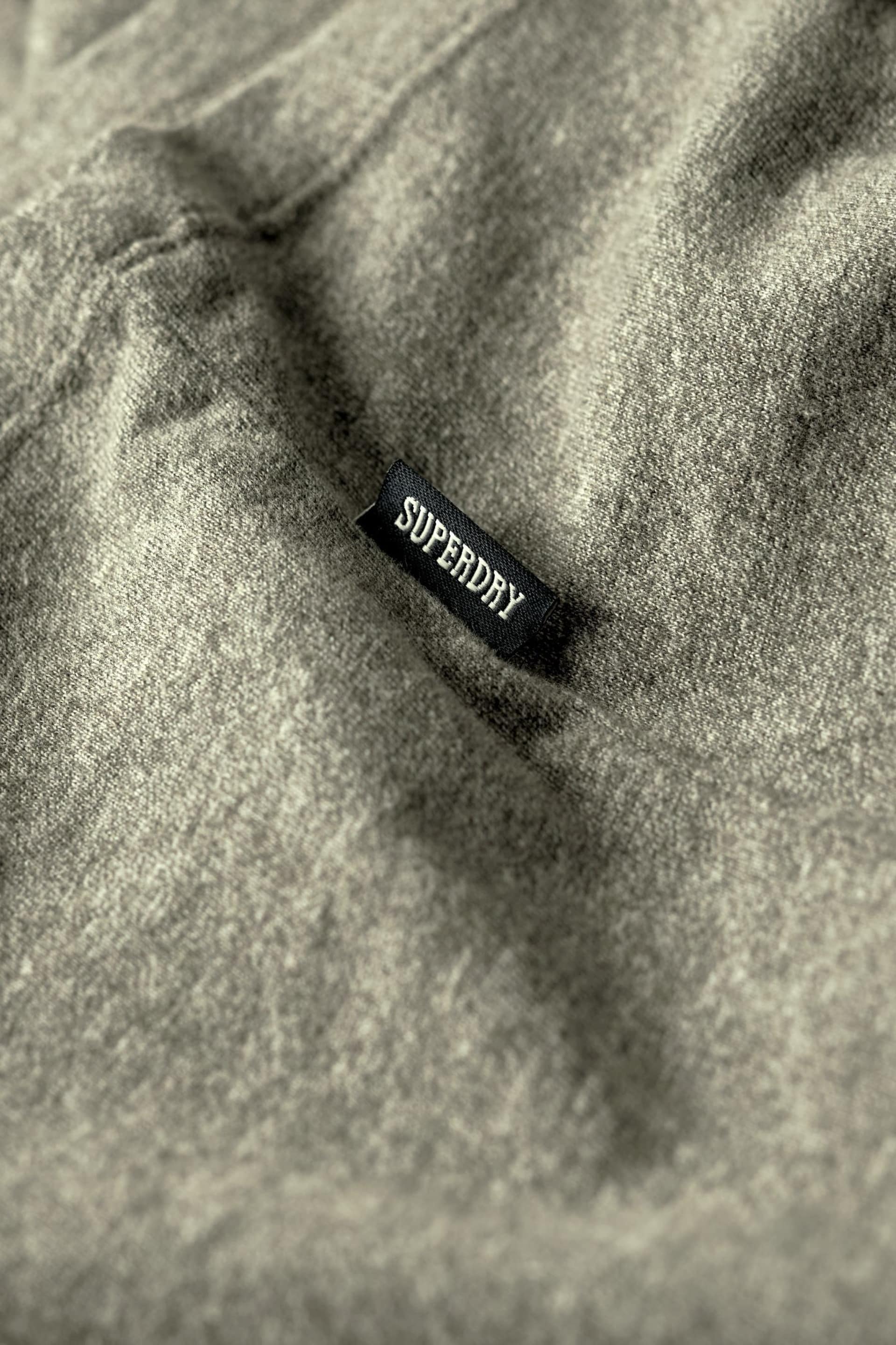 Superdry Dark Grey Vintage Logo Cap Sleeve T-Shirt - Image 5 of 6