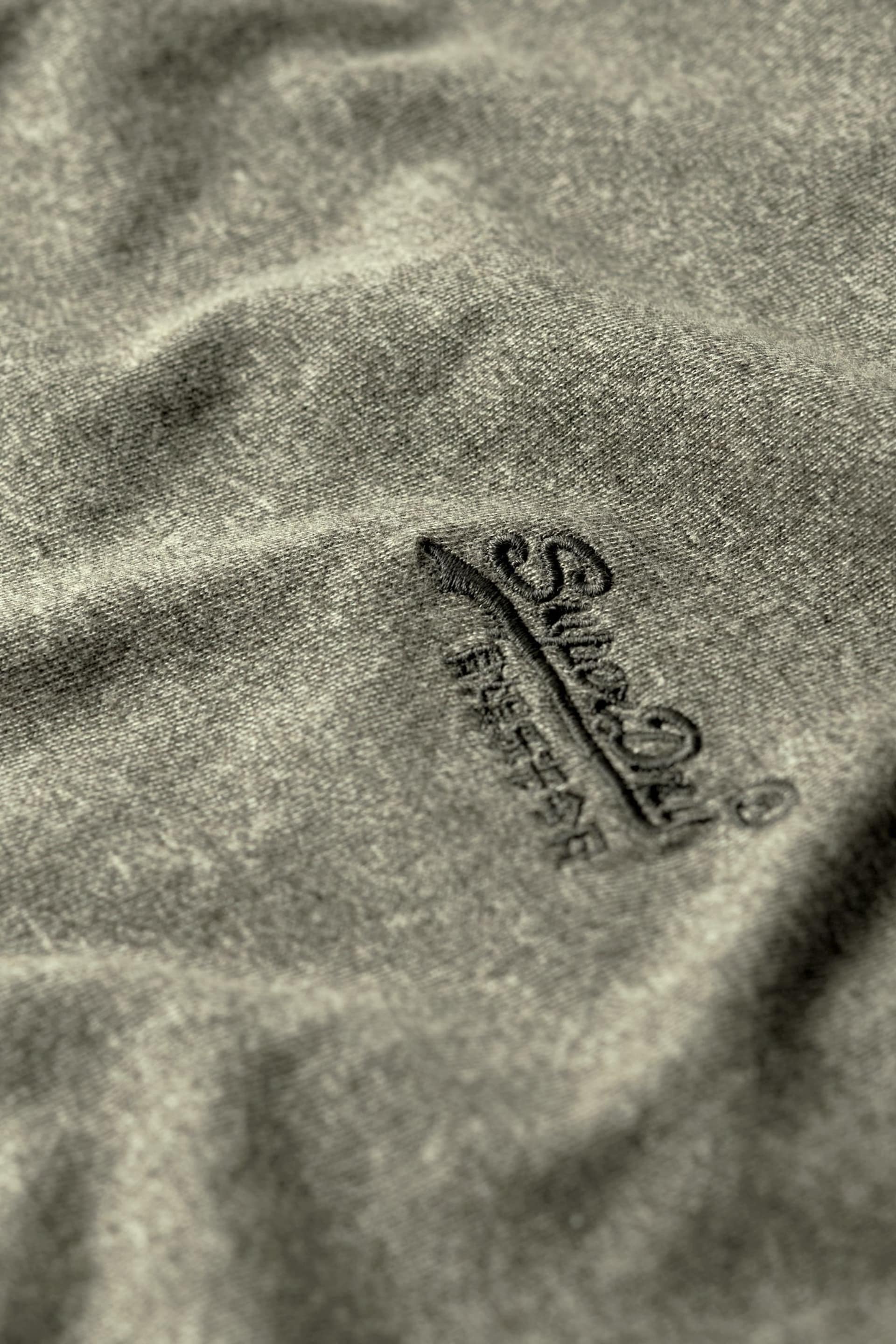 Superdry Dark Grey Vintage Logo Cap Sleeve T-Shirt - Image 6 of 6