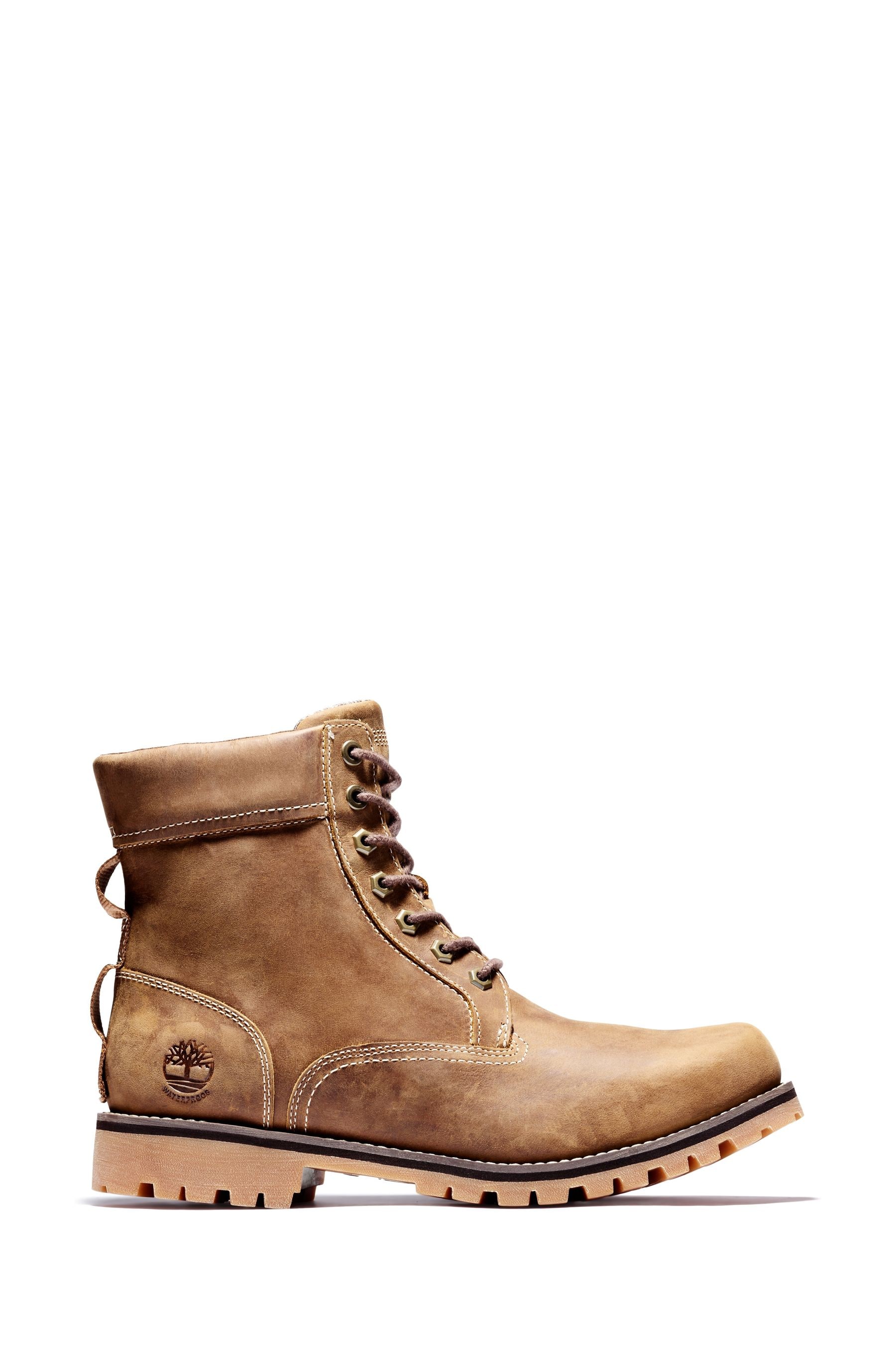 Timberland Rugged Leather Waterproof 6 Inch Boots
