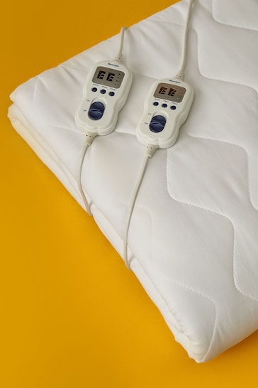 Silentnight White Multi-Zone Heated And Quilted Mattress Topper Electric Blanket