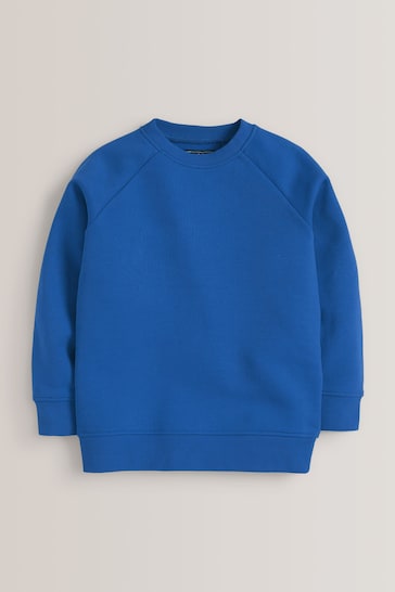 Blue 2 Pack Crew Neck School Sweater (3-17yrs)