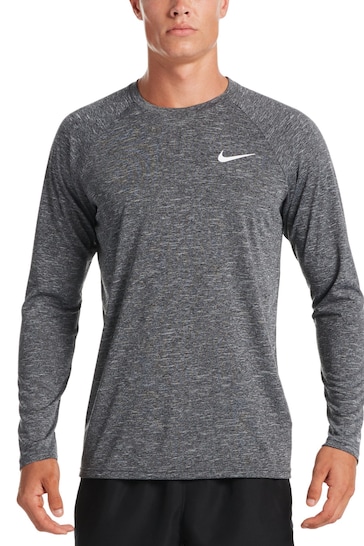 Nike Grey Nike Long Sleeve Hydroguard Rash Vest