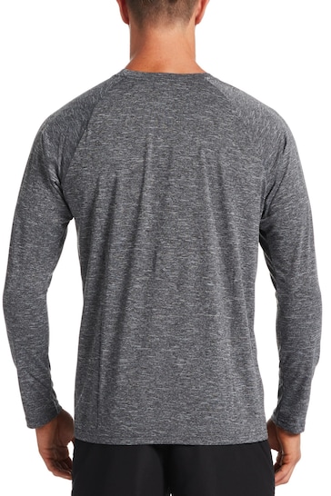 Nike Grey Nike Long Sleeve Hydroguard Rash Vest