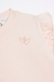 River Island Pink Sweat Baby Girls Leggings Set - Image 5 of 5