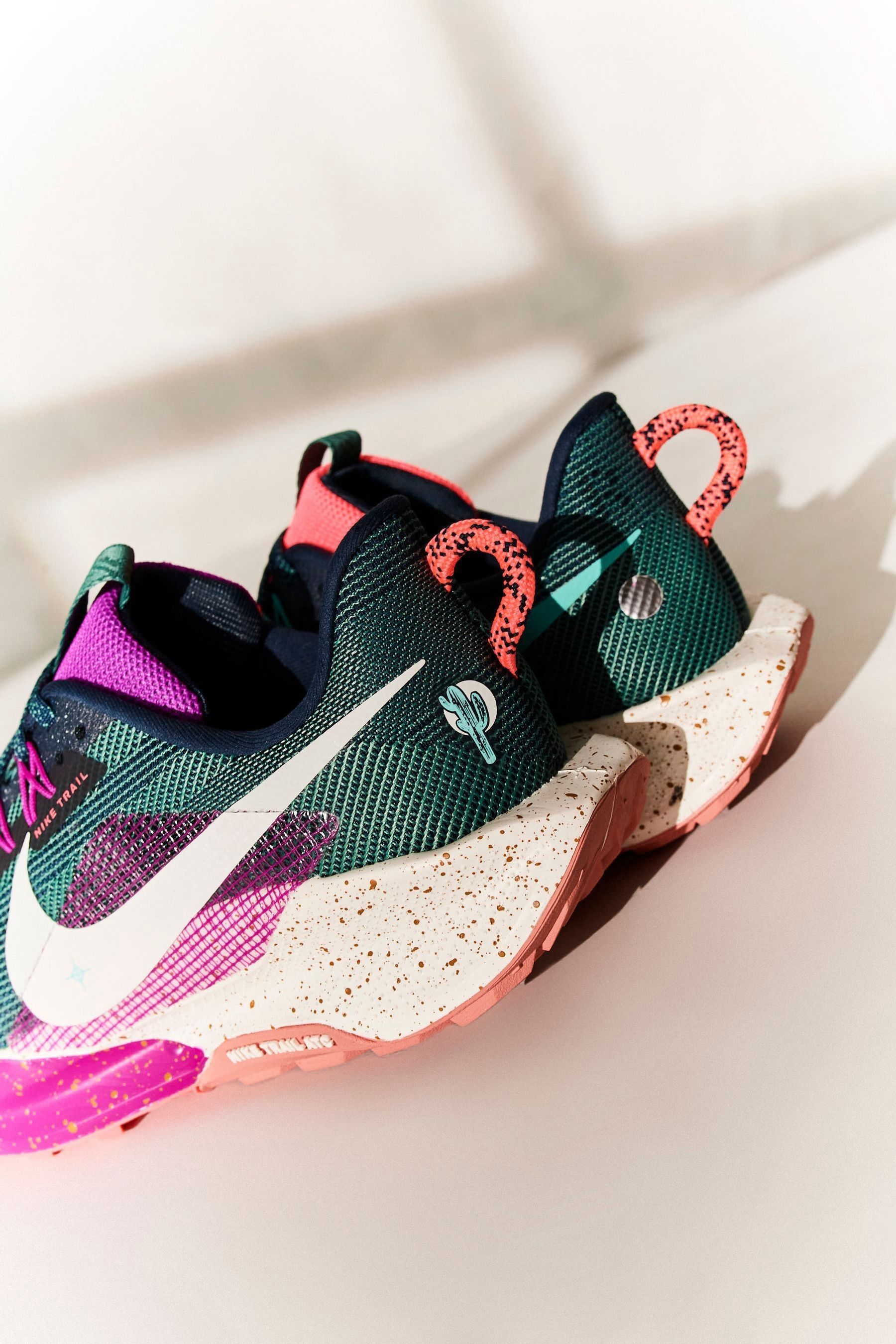 Buy Nike Green Pink ReactX Pegasus Trail 5 Trail Running Shoes from Next Spain