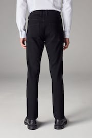 Black Solid Skinny Fit Comfort Stretch Jeans - Image 3 of 12