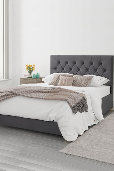 Aspire Furniture Grey Olivier Ottoman Bed