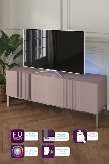 Frank Olsen Mulberry Iona 4 Door Large TV Unit with Smart Feature