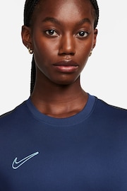 Nike Blue Dri-FIT Academy Short-Sleeve Soccer Top - Image 3 of 5