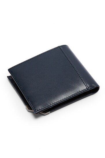 Ted Baker Blue Korning Leather Bifold Wallet