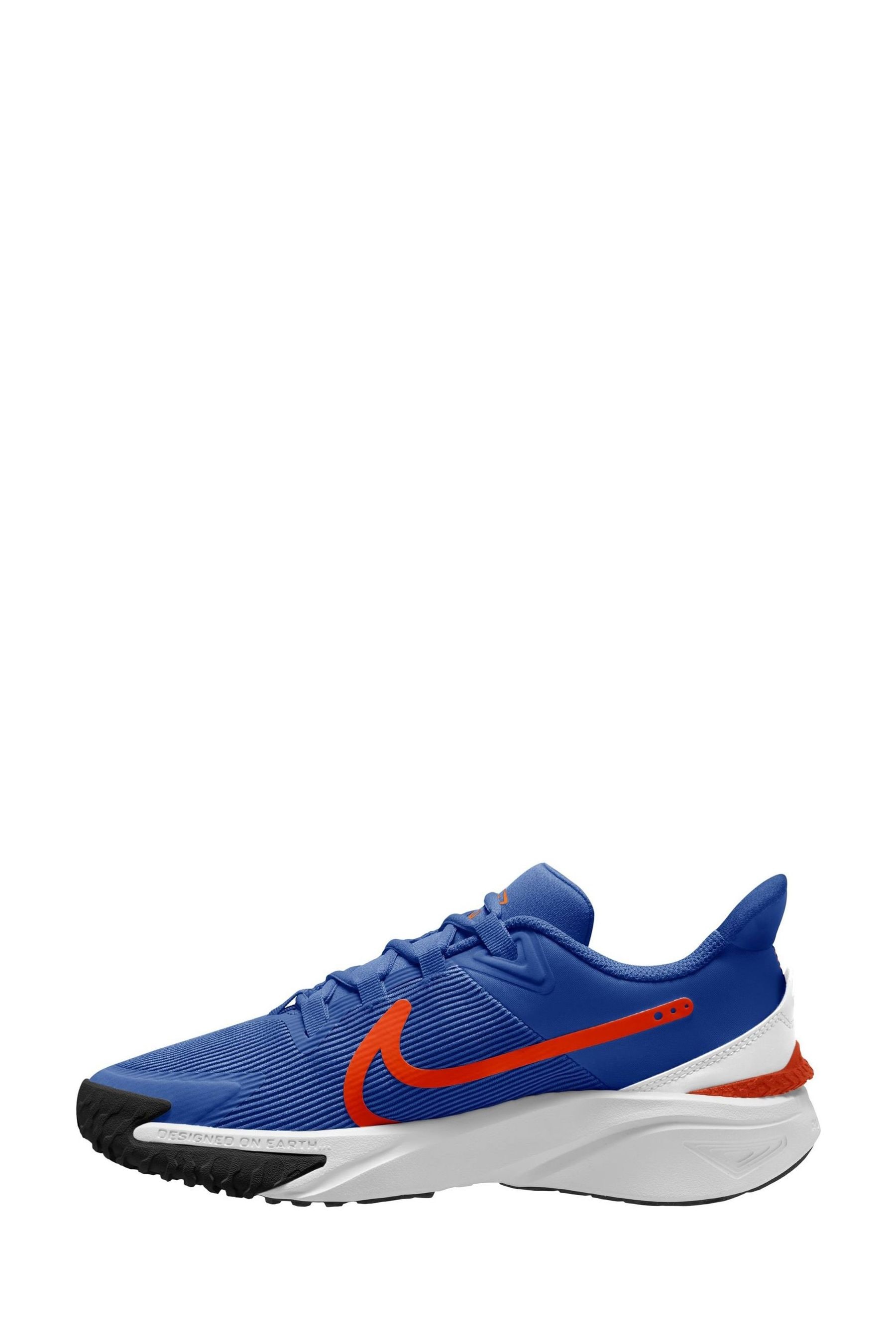 Buy Nike Bright Blue Youth Star Runner 4 Trainers from Next Luxembourg