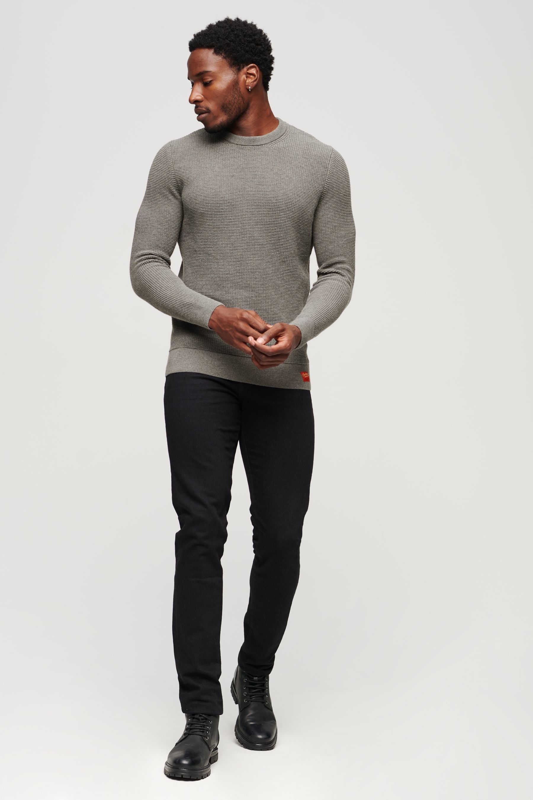 Superdry grey jumper sale