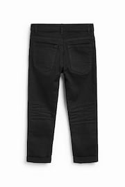 Black Tapered Fit Cotton Rich Stretch Jeans (3-17yrs) - Image 2 of 3