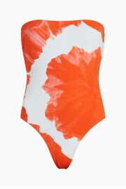 AllSaints Orange Catriona Mariana Swimsuit - Image 8 of 8