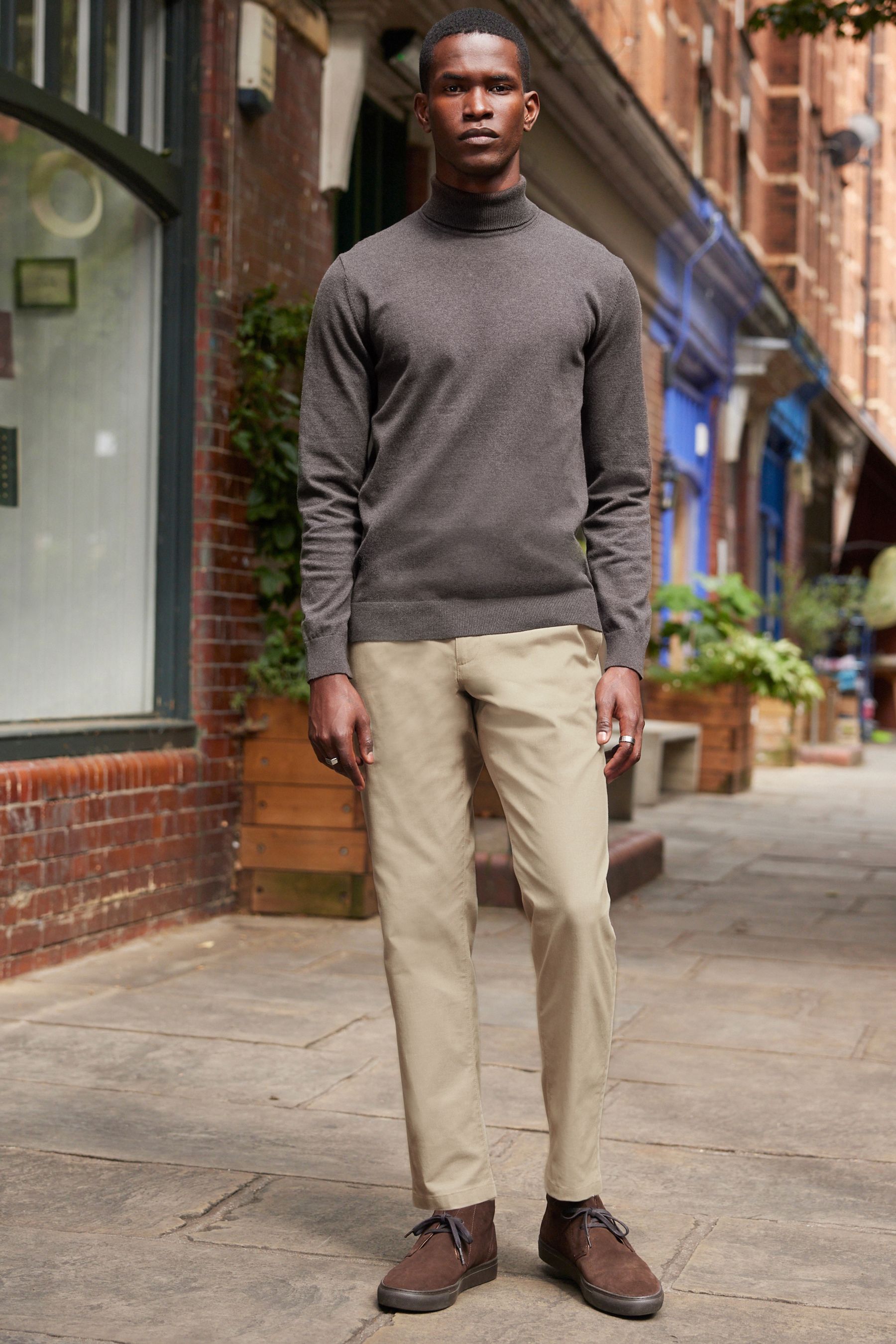 Smart chino trousers top