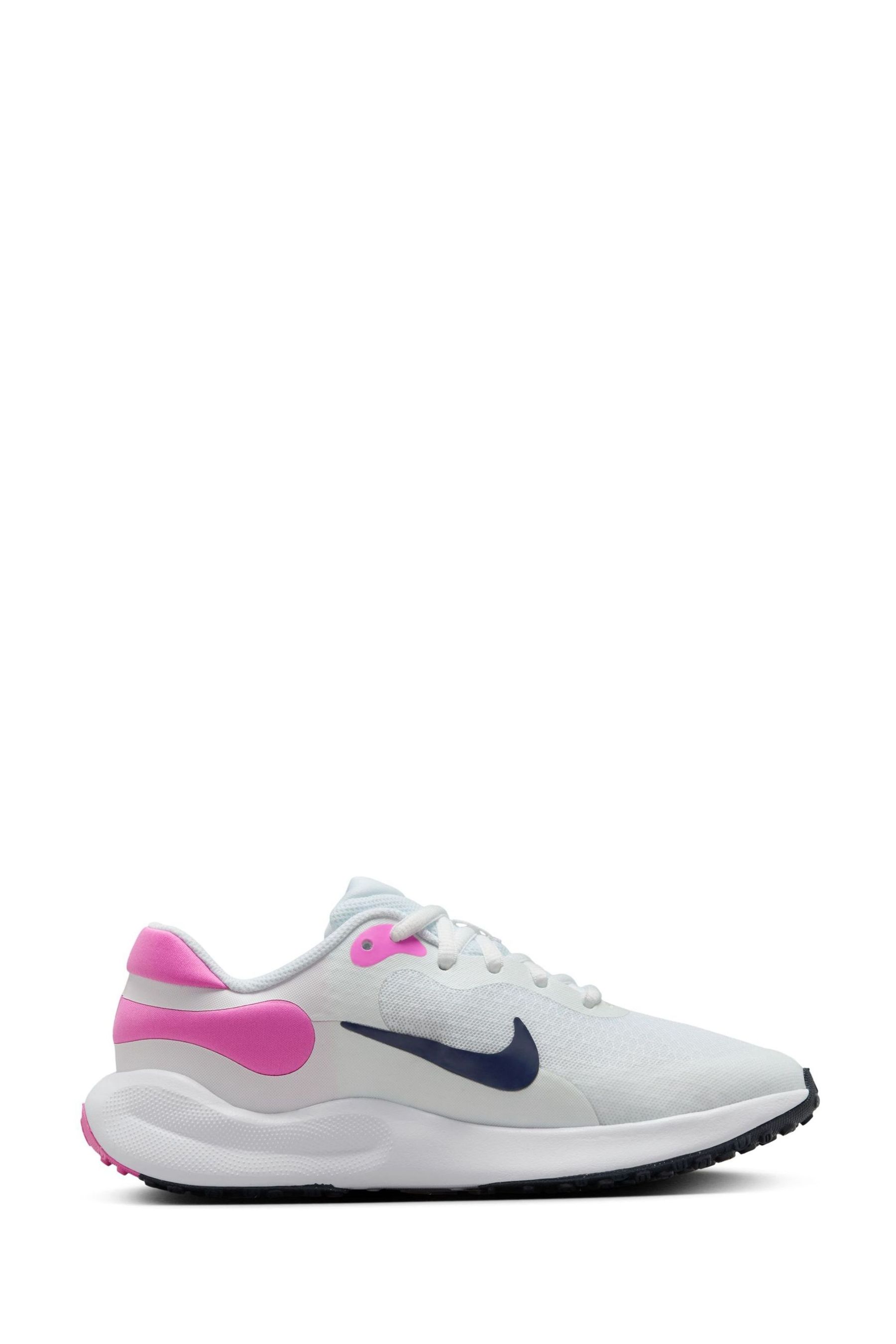 Buy Nike White Pink Youth Revolution 7 Trainers from the Next UK online shop