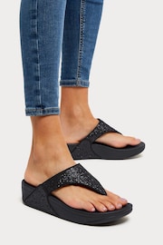 FitFlop Lulu Glitter Toe-Post Sandals - Image 1 of 5