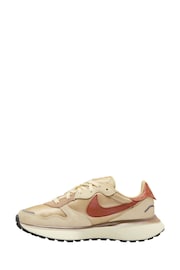 Nike Beige/Red Phoenix Waffle Trainers - Image 2 of 4