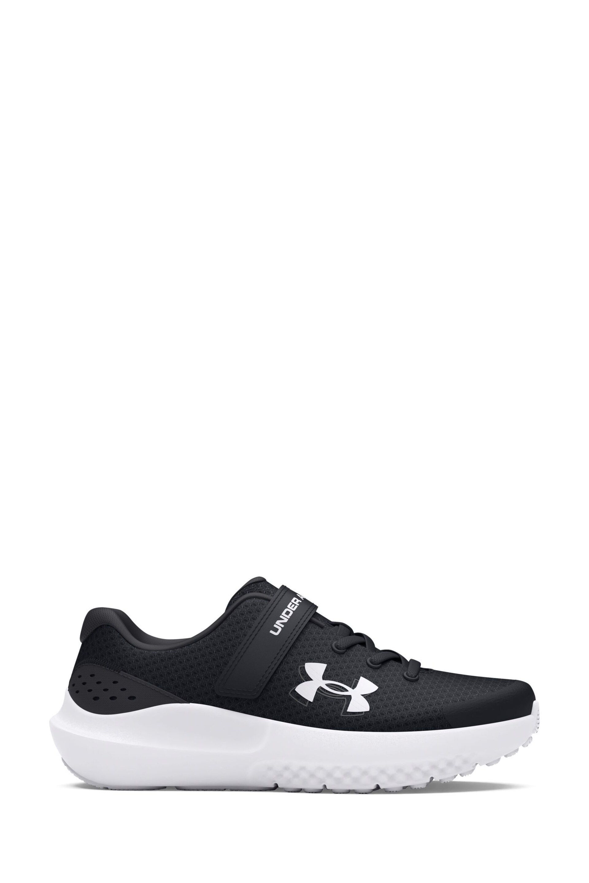 Under Armour Black/Grey Surge 4 Trainers - Image 1 of 6