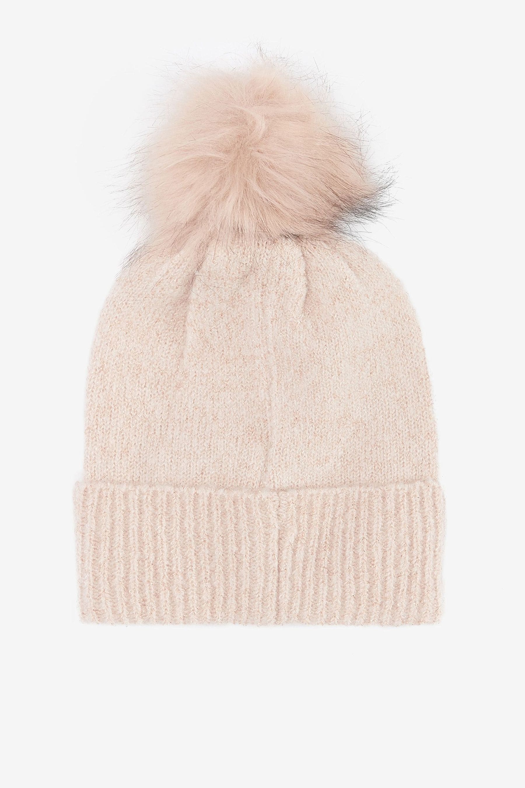 Buy Barbour International Sparkle Knitted Pom Bobble hat from the