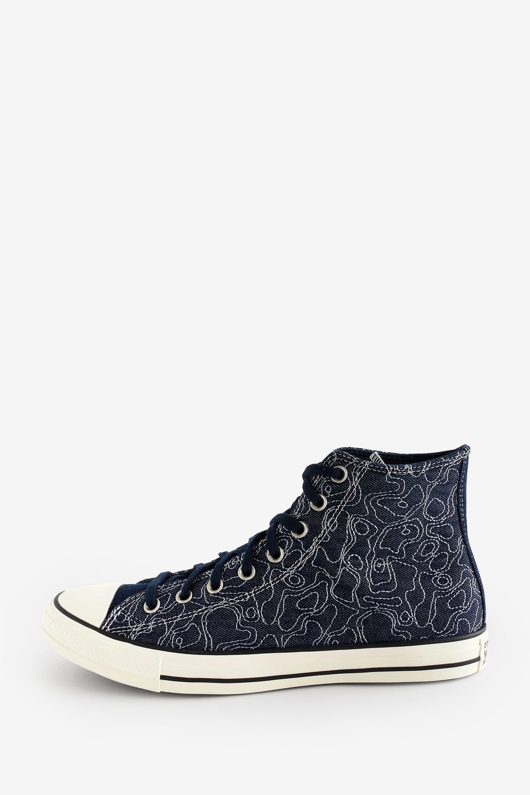 Navy high outlet top converse