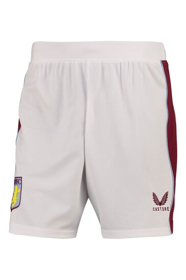 Castore White Aston Villa Home 2022-23 Shorts
