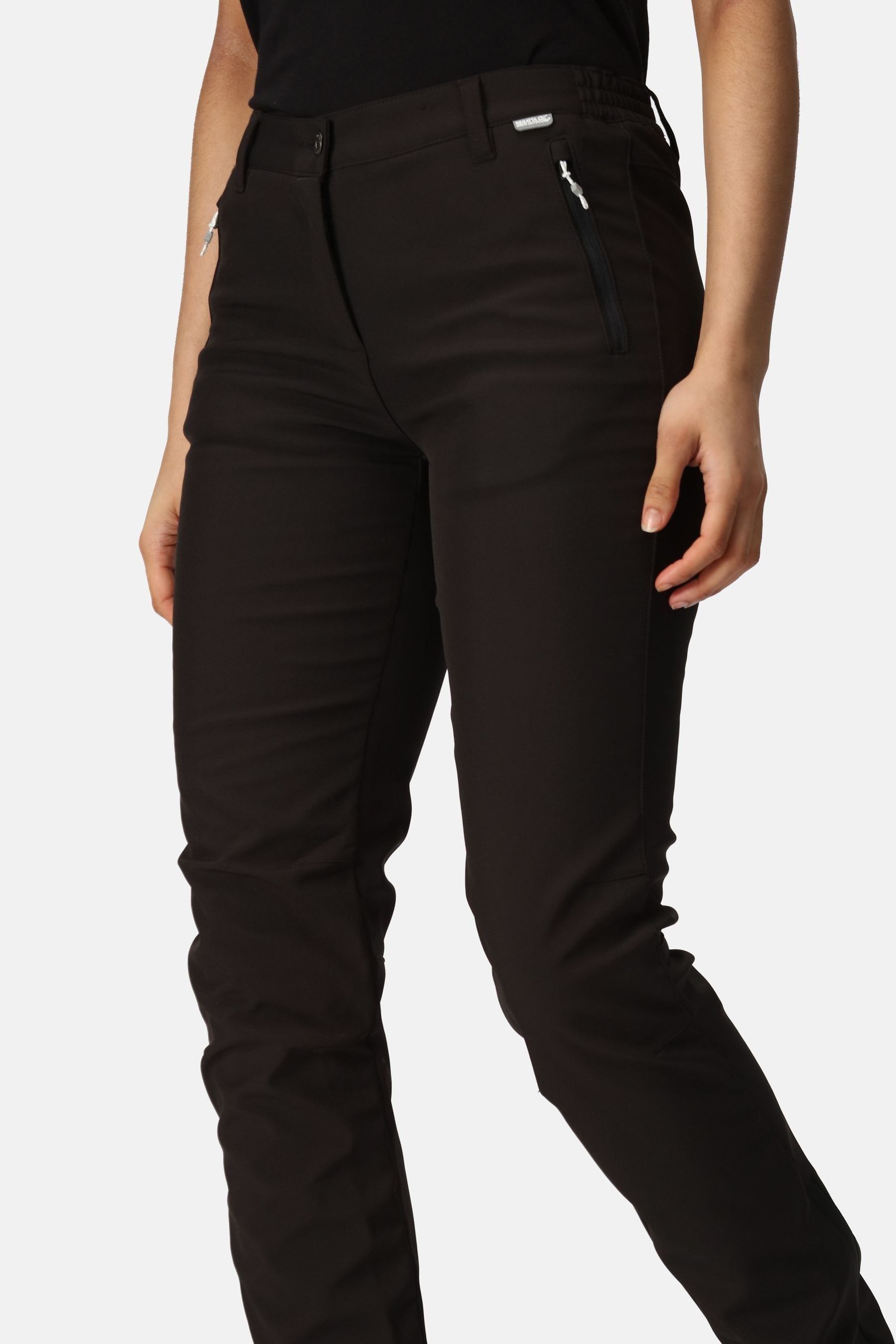 Regatta Black Womens Geo II Softshell Trousers