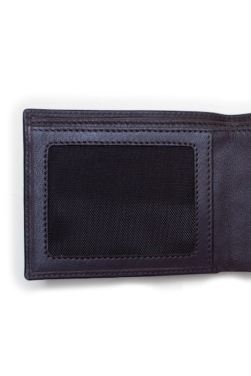 Raging Bull Purple Leather Coin Wallet