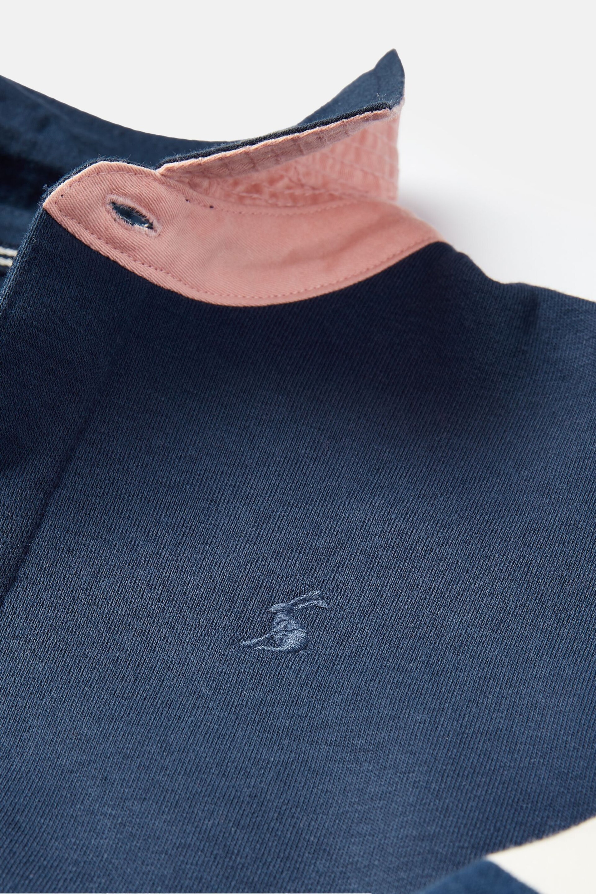 Joules Try Cream/Navy Rugby Sweatshirt - Image 4 of 6