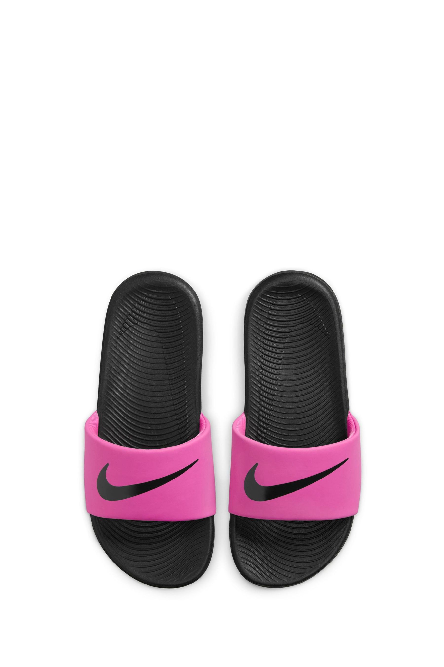 Nike red sliders top