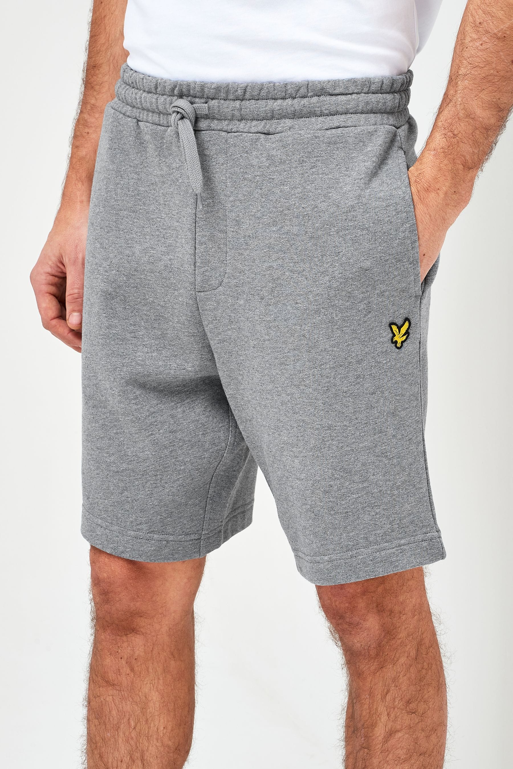 Lyle Scott Grey 100 Cotton Jersey Shorts