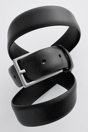 Black Formal Leather Belt - Image 3 of 5