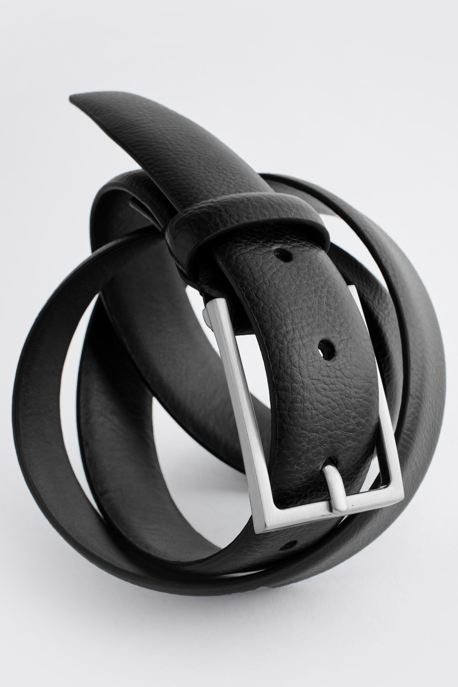 Black Formal Leather Belt - Image 4 of 5