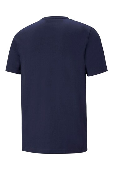 Puma Blue ESS Logo T-Shirt