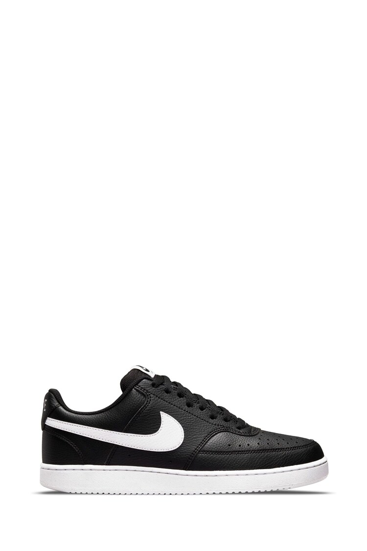 Buy Nike Black/White Court Vision Low Trainers from the Next UK online shop