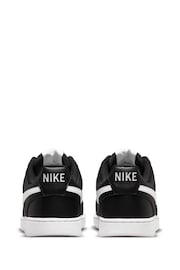 Nike Black/White Court Vision Low Trainers - Image 5 of 7