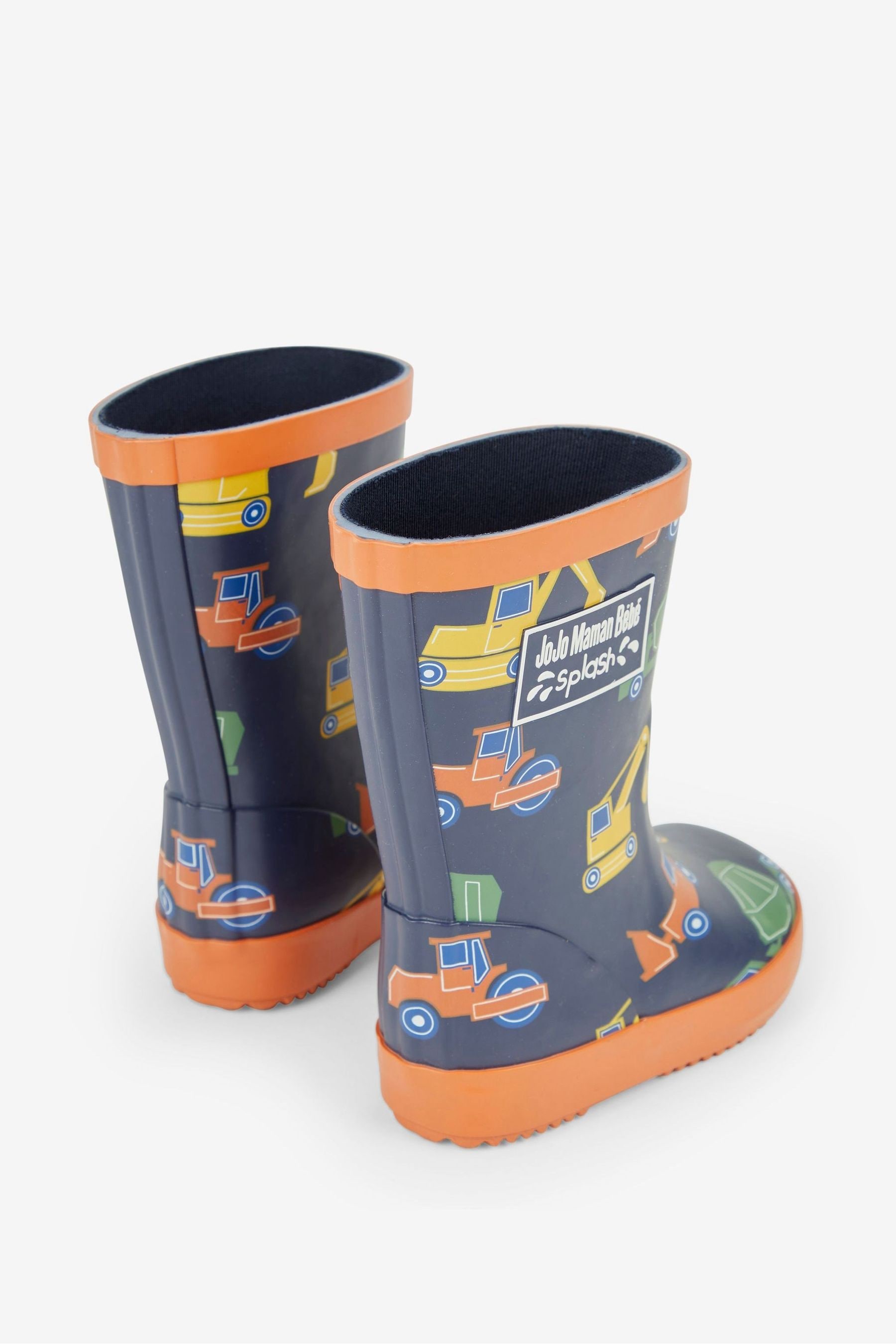 Buy JoJo Maman Bebe Navy Blue Construction Wellies from the Next UK online shop