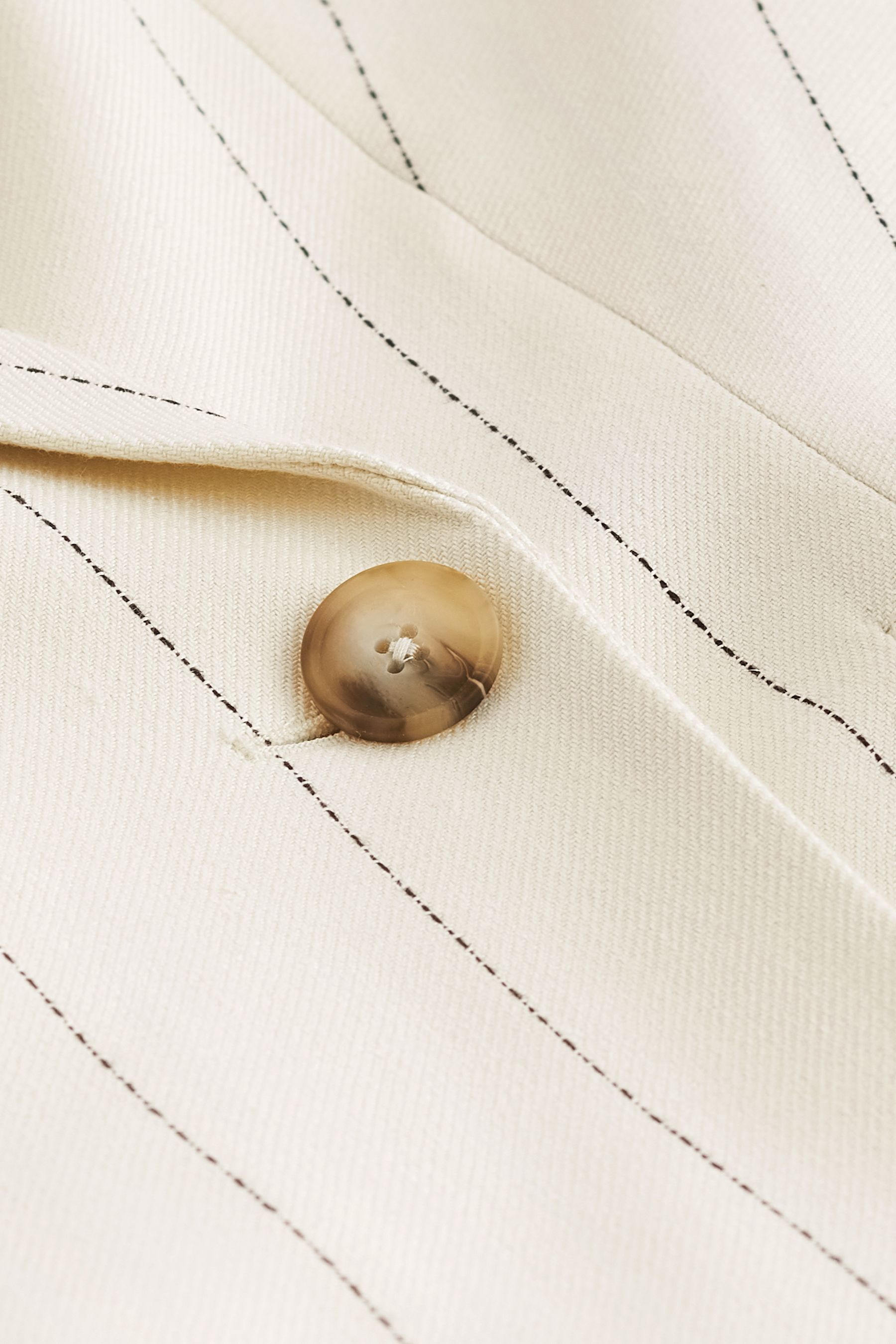White double breasted blazer with gold buttons 2025