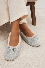 Grey Ballerina Slippers - Image 1 of 7