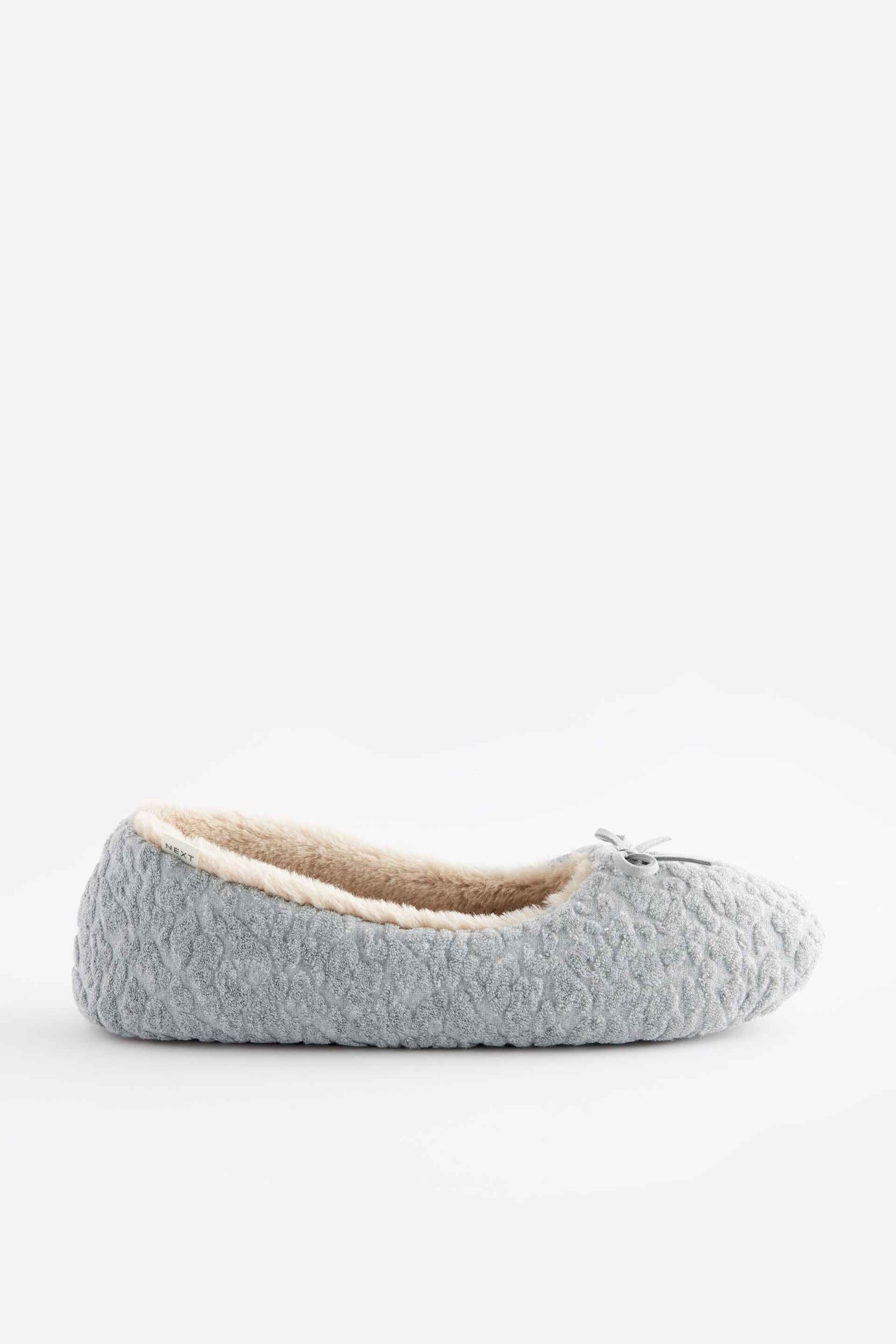 Grey Ballerina Slippers - Image 3 of 7