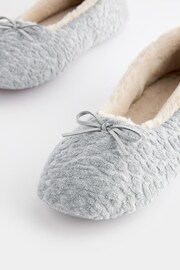 Grey Ballerina Slippers - Image 5 of 7