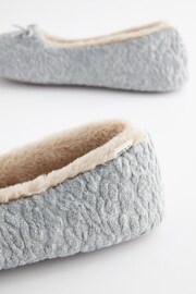 Grey Ballerina Slippers - Image 6 of 7