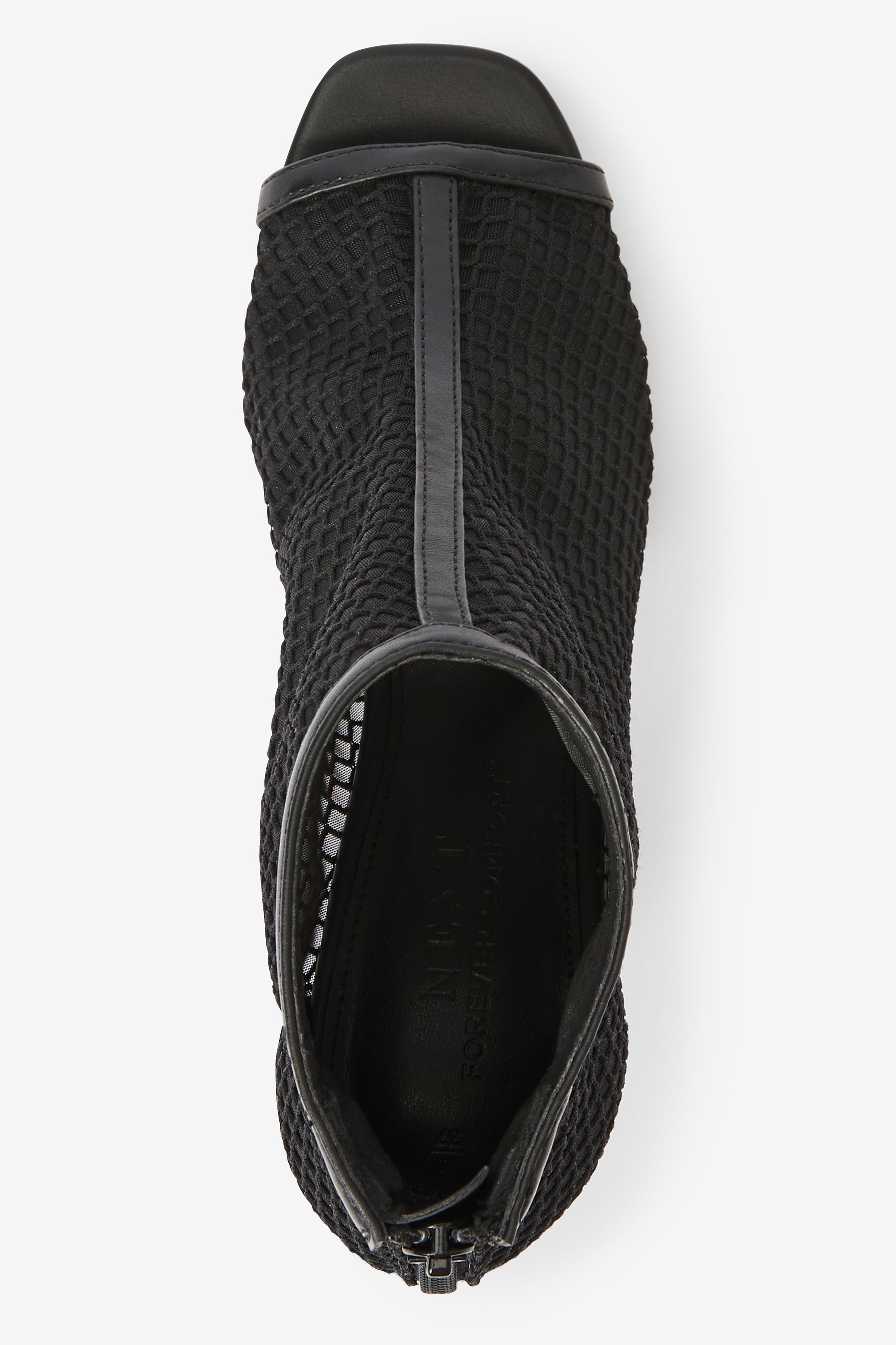 Open toe boots wide fit hotsell