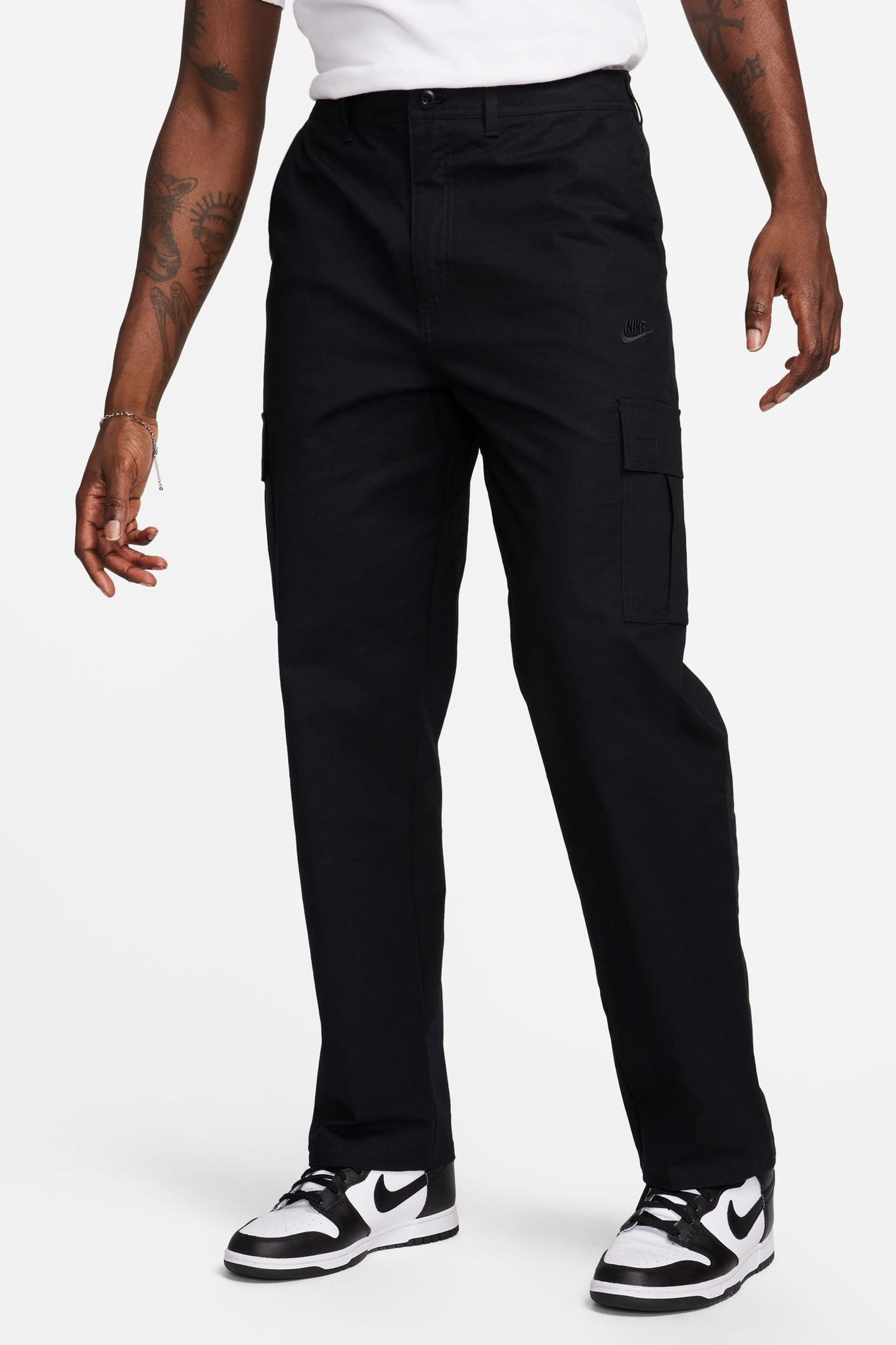 Buy Nike Black Club Cargo Trousers from the Next UK online shop