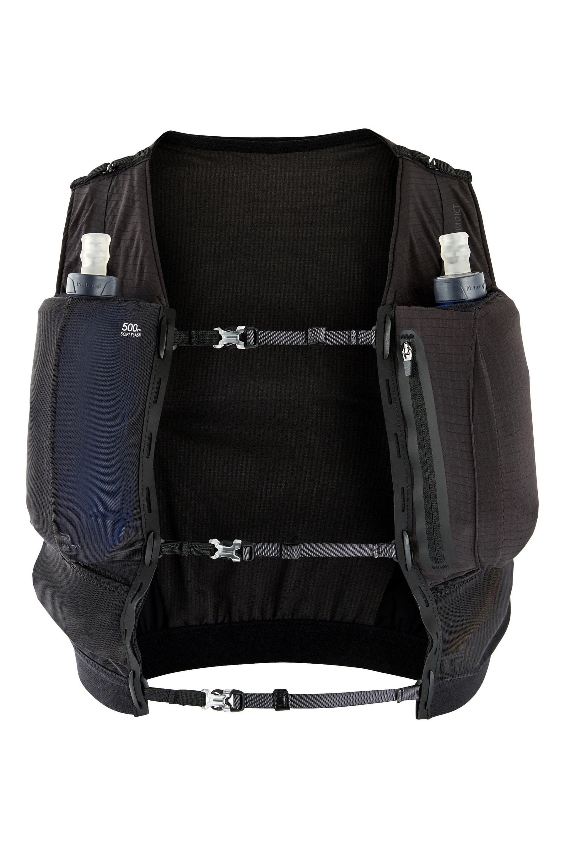 Decathlon 5L Trail Running Hydration Gilet Flask Holder Evadict