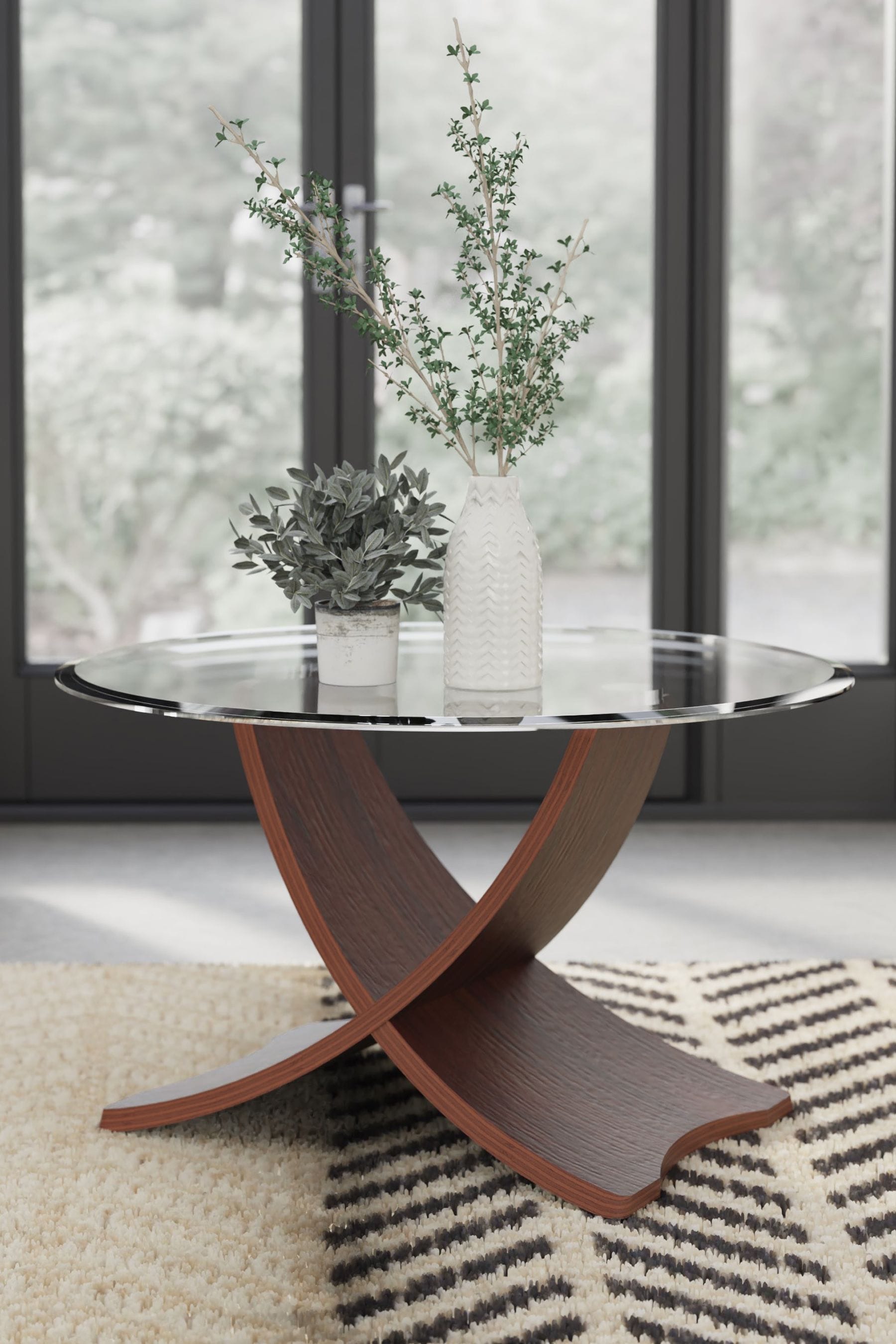 Buy Jual Walnut Siena Round Coffee Table from the Next UK online shop