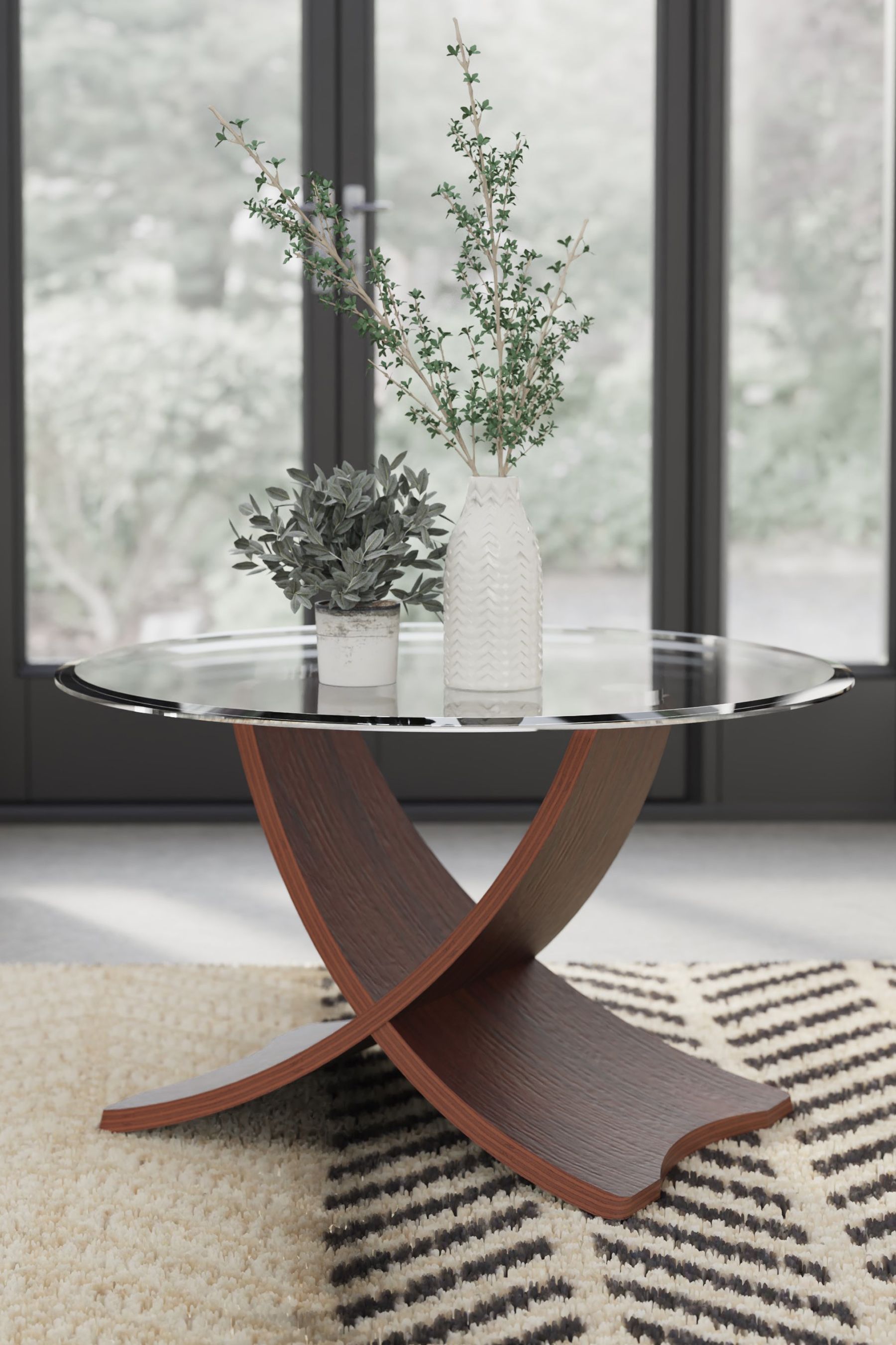 Buy Jual Walnut Siena Round Coffee Table from the Next UK online shop